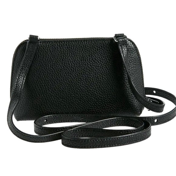 New Marc Jacobs Small Crossbody Pouch Pebble Leather Black - Picture 4 of 6